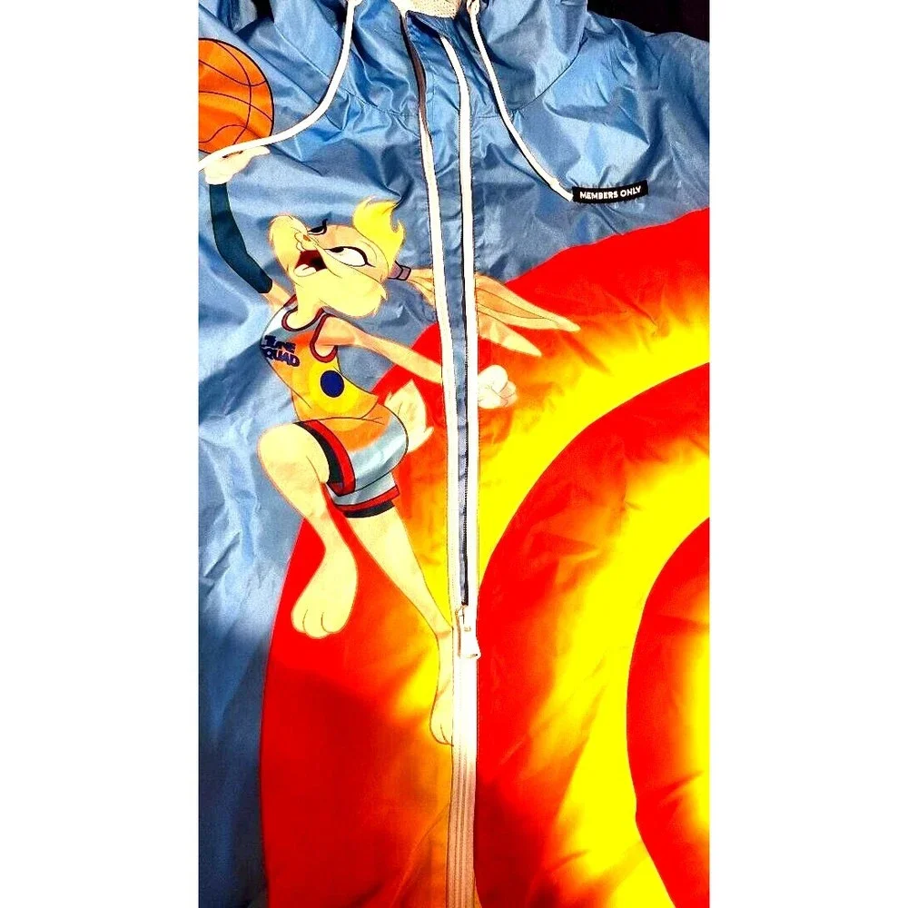 Space Jam x  Members Only  Men's  Exclusive New Legacy Team Windbreaker …
